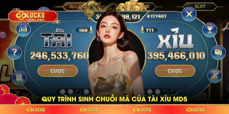 Quy trình sinh chuỗi mã của Tài Xỉu Md5